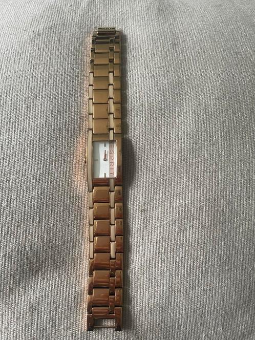 Esprit Dameshorloge Goudkleurig, Sieraden, Tassen en Uiterlijk, Horloges | Dames, Zo goed als nieuw, Polshorloge, Esprit, Staal