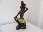 Art Deco Fifties Beeld Cortendorf Keramiek, Afrika Vrouw 2, Antiek en Kunst, Ophalen of Verzenden