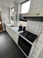 Gratis dubbelwandige keuken met apparatuur per 21 feb, Ophalen, Gebruikt, Overige materialen, Wit