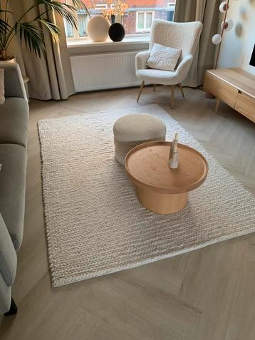 Hjortsvang wollen vloerkleed 160x230 handgemaakt ecru - Ikea beschikbaar voor biedingen