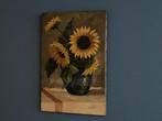 Antiek Stilleven Zonnebloemen - F.C. Smeenk, Ophalen of Verzenden