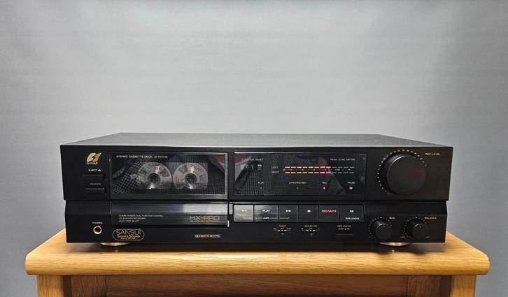 Sansui cassettedeck D-X111HX met 6 maanden garantie, Audio, Tv en Foto, Cassettedecks, Enkel, Tiptoetsen, Tape counter, Ophalen of Verzenden