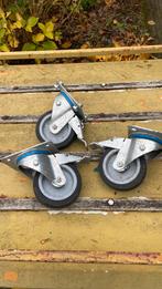 Zwenkwielen 3x, Doe-het-zelf en Verbouw, Ophalen of Verzenden, Gebruikt