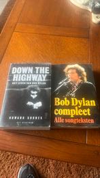 2x Bob Dylan - H. Sounes - Down the highway &  songteksten, Gelezen, Kunst en Cultuur, Ophalen of Verzenden, H. Sounes