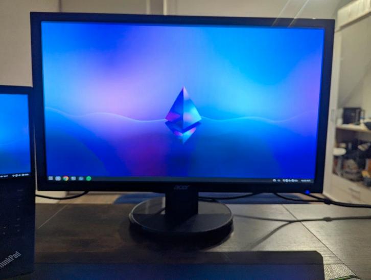 Acer 27" monitor (K272HULbmiidp), Computers en Software, Monitoren, Zo goed als nieuw, 61 t/m 100 Hz, DisplayPort, DVI, HDMI, Ingebouwde speakers