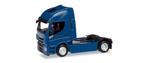 Iveco Stralis Highway XP, Blauw Herpa, Ophalen of Verzenden, Nieuw, Bus of Vrachtwagen, Herpa