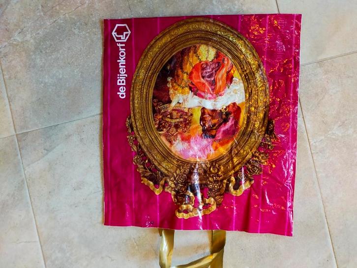 SINTERKLAAS VINTAGE SINTERKLAAS TAS ZAK PIET SINT NICOLAAS, Diversen, Sinterklaas, Gebruikt, Ophalen of Verzenden