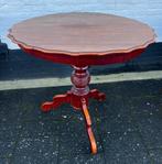 antieke mahonie tafel, doorsnede 82, hoog 77 cm, Ophalen of Verzenden