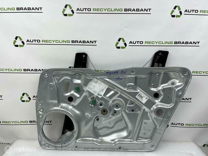 Raammechaniek Rechts Voor Volkswagen Tiguan 5N0837462, Auto-onderdelen, Ruiten en Toebehoren, Volkswagen, Gebruikt, Ophalen of Verzenden
