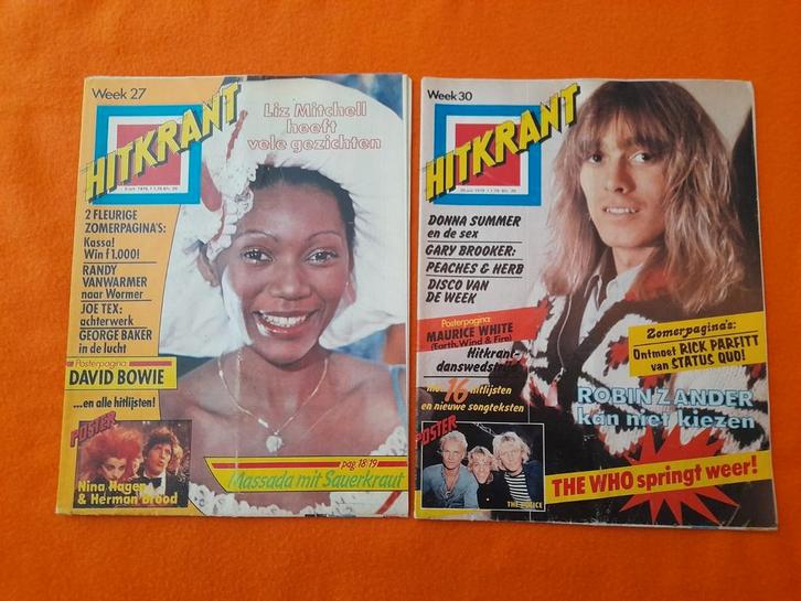 Hitkranten uit 1979, Boeken, Tijdschriften en Kranten, Gelezen, Muziek, Film of Tv, Ophalen of Verzenden