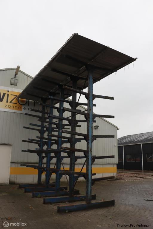 Online Veiling: Draagarmstelling v.v. dak - 460x210x600cm, Doe-het-zelf en Verbouw, Steigers, Gebruikt
