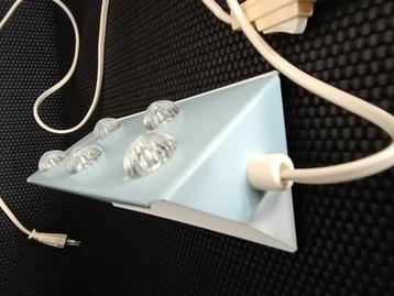 bedlamp met sterren /licht/pastelblauw /vintage wandlamp 60s beschikbaar voor biedingen