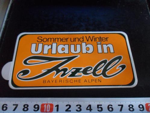 sticker Duitsland Sommer und Winter Urlaub in Inzell Bayeri*, Verzamelen, Stickers, Zo goed als nieuw, Bedrijf of Vereniging, Ophalen