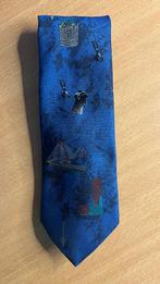 Stropdas Rotterdam, Ophalen of Verzenden, Gedragen, Blauw, Met patroon