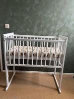 Wieg / co-sleeper hout wit met matras Petite Amelie, Ophalen, Gebruikt, Wieg