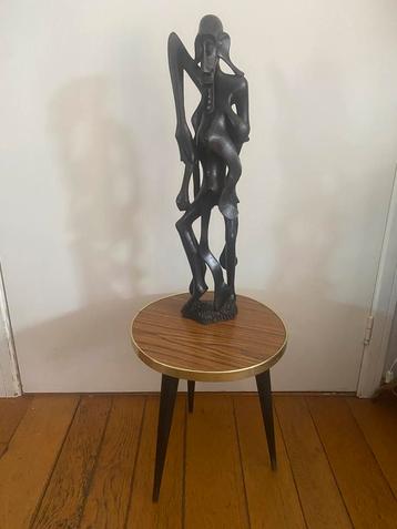 Houten beeld Tokoloshe Zuid Afrika Geest Folklore Tribal beschikbaar voor biedingen