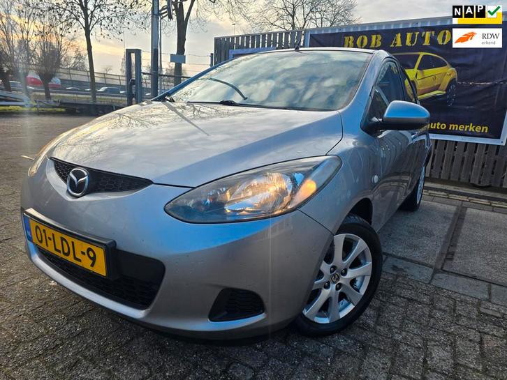 Mazda 2 1.3 TS/1e eigenaar/nap/airco/apk/rijd schakelt perfe, Auto's, Mazda, Bedrijf, Te koop, ABS, Airbags, Airconditioning, Centrale vergrendeling