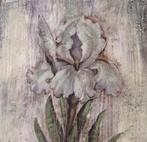 Fleur de Lis “schilderwerk / schilderijtje” op paneeltje, Ophalen of Verzenden, Zo goed als nieuw