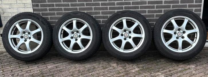 Set Goodride SW608 winterbanden met 17 inch LM velgen, Auto-onderdelen, Banden en Velgen, Velg(en), Winterbanden, 17 inch, 225 mm
