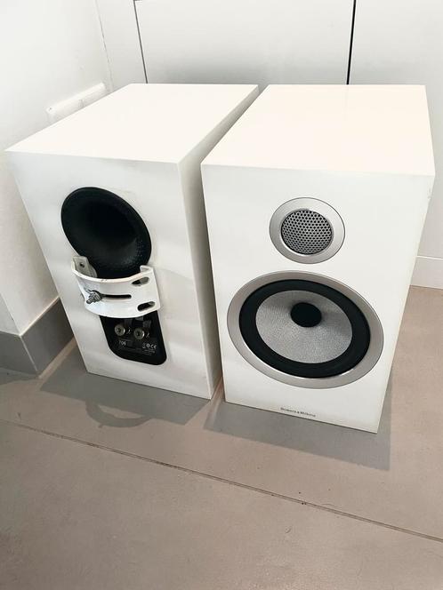 Bowers & Wilkins (B&W) | 706 S2 satin white/wit, Audio, Tv en Foto, Luidsprekers, Zo goed als nieuw, Front, Rear of Stereo speakers