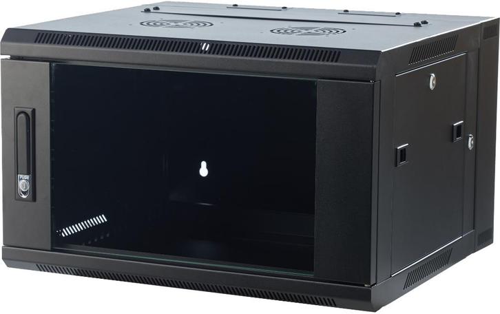 NEW: 19 inch server kast, 6HE, 450 mm diep, patchkast, Computers en Software, Serverkasten, Nieuw, Ophalen