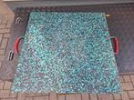 4 Stempelplaten 100x100x4cm licht gebruikt, Ophalen of Verzenden, Zo goed als nieuw