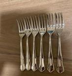 Verzilverde gebaksvorkjes Robbe & Berking Alt Chippendale, Ophalen of Verzenden, Zo goed als nieuw, Vaatwasserbestendig, Los bestek