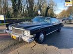 Cadillac ELDORADO NIEUWE KAP Oldtimer!, Auto's, Oldtimers, 238 pk, Lederen bekleding, Cabriolet, Zwart