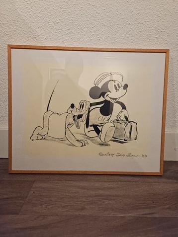 Vintage Disney Mickey Mouse & Pluto - Society Dog Show 1939 beschikbaar voor biedingen