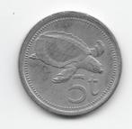Papoea-Nieuw-Guinea 5 toea 1990 KM# 3, Postzegels en Munten, Losse munt, Verzenden