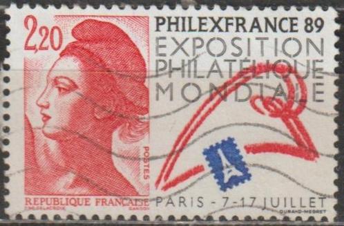 2098. Frankrijk 2661 gest. Philexfrance '89, Postzegels en Munten, Postzegels | Europa | Frankrijk, Gestempeld, Verzenden