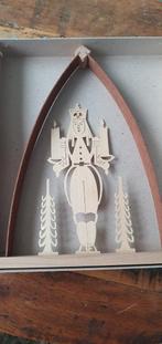 Kerst vintage houtbeeld nieuw handgemaakt, Ophalen of Verzenden, Nieuw