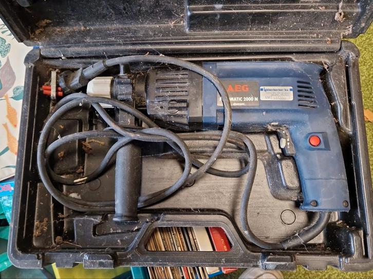 AEG Pneumatic 2000 N | Klopboormachine / Boorhamer, Doe-het-zelf en Verbouw, Gereedschap | Boormachines, Gebruikt, Boormachine