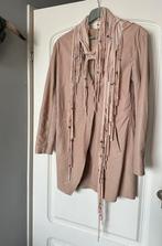 Cigno Nero , dun leren zomer / najaars jasje , 38, zgan, Zo goed als nieuw, Roze, Maat 36 (S), Cigno Nero