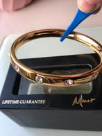 Armband Monet Swarovski  Bangle Vintage 18 Krt Goud Verguld!, Sieraden, Tassen en Uiterlijk, Armbanden, Met kristal, Nieuw, Ophalen of Verzenden