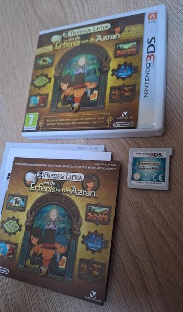Professor Layton: En De Erfenis Van De Azran |ZGAN 3DS| beschikbaar voor biedingen