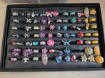 Hele Doos oude ringen, Gebruikt, Verzenden, 17 tot 18, Dame