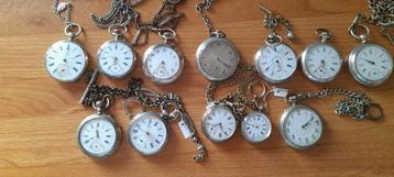 12  zakhorloges beschikbaar voor biedingen