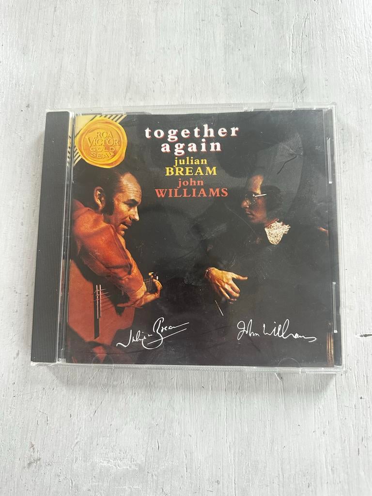 Julian Bream & John Williams - Together Again CD, Ophalen of Verzenden, Modernisme tot heden, Zo goed als nieuw, Kamermuziek
