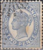 Australië -1.14- 1882 - Queensland - Koningin Victoria - 2PB, Postzegels en Munten, Postzegels | Oceanië, Verzenden, Gestempeld