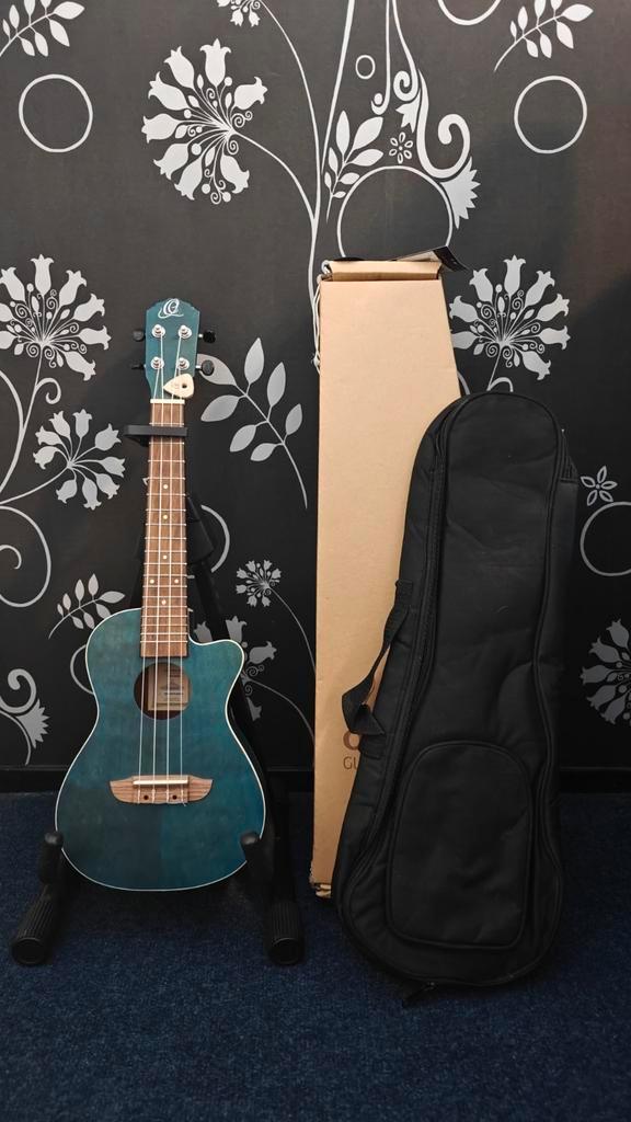 ORTEGA RUOCEAN-CE (Earth series concert ukelele ocean blue), Muziek en Instrumenten, Snaarinstrumenten | Gitaren | Akoestisch