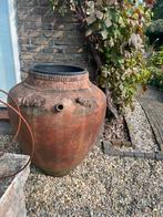 Oude grote zware keramieken kruik/vaas, Ophalen, Gebruikt