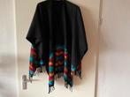 Poncho zwart / meerkleurig, Kleding | Dames, Ophalen of Verzenden, Zo goed als nieuw, Overige kleuren, Trui of Vest