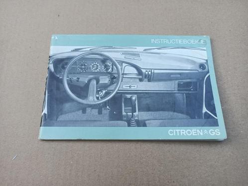 Instructieboekje: Citroen GS (1976) Nederlands, Auto diversen, Handleidingen en Instructieboekjes, Verzenden