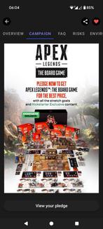 Apex Legends: Bordspel (Gamer Pledge Kickstarter), Ophalen of Verzenden, Nieuw