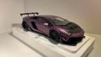 Lamborghini Aventador lb-works paars autoart 1.18