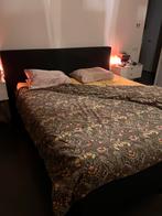 Swiss Sense Boxspring grijs in goede staat 180x210, Ophalen, Gebruikt, Tweepersoons, 180 cm