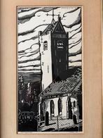 Houtsnede Sint-Petruskerk (Eestrum), Antiek en Kunst, Ophalen of Verzenden