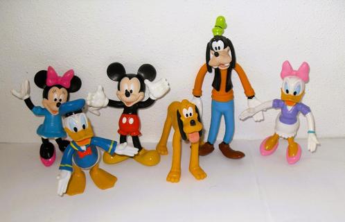 6 Disney Originals Mickey Mouse Donald Duck Goofy Pluto katr, Verzamelen, Disney, Zo goed als nieuw, Beeldje of Figuurtje, Mickey Mouse