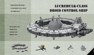 Lego Lucrehulk (Droid control ship) MOC van kopeszku 4973pcs beschikbaar voor biedingen
